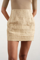 Delphine Linen Mini Skirt