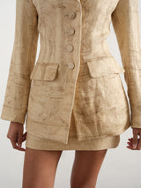 Delphine Linen Mini Skirt