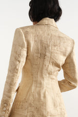 Delphine Linen Suit Jacket