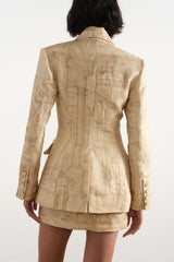 Delphine Linen Suit Jacket