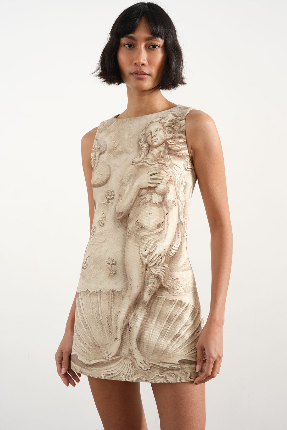 Theodora Linen Mini Dress