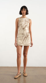 Theodora Linen Mini Dress