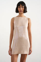 Blush Sequin Dress