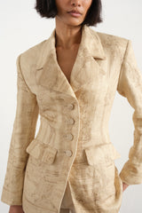 Delphine Linen Suit Jacket