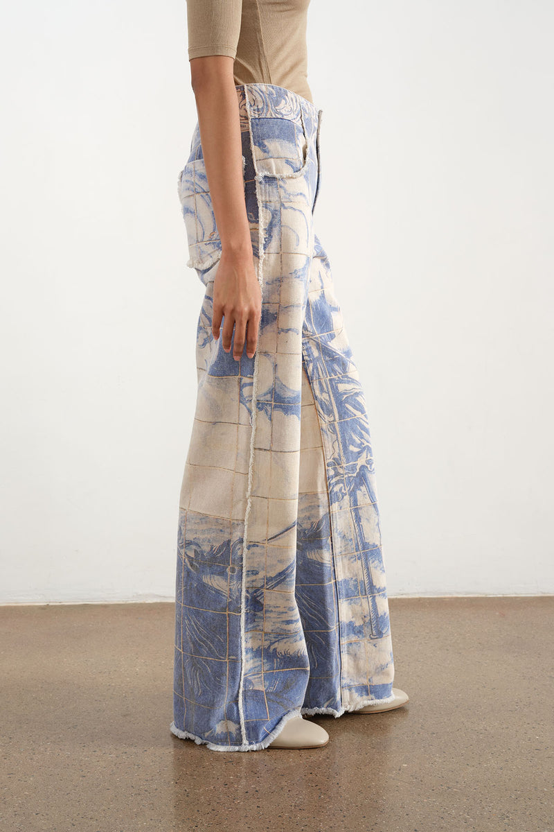 Poseidon Wide Leg Jean – Grover Rad
