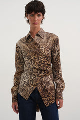 Luna Wrap Top