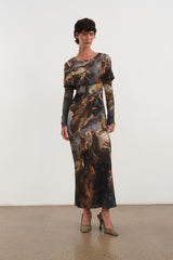 Cosmos Cape Dress