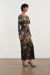 Cosmos Cape Dress