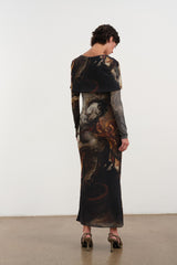 Cosmos Cape Dress