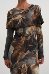 Cosmos Cape Dress