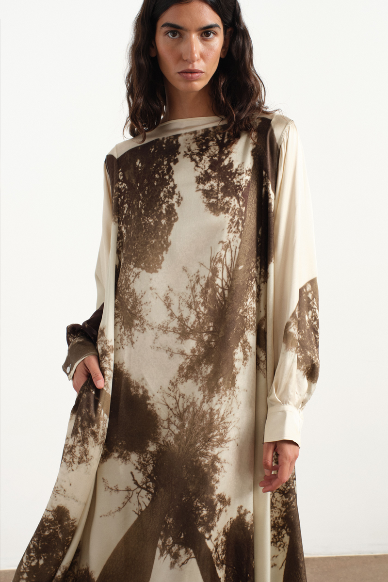 Canopy Satin Dress