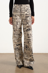 Coupon Wide Leg Jean
