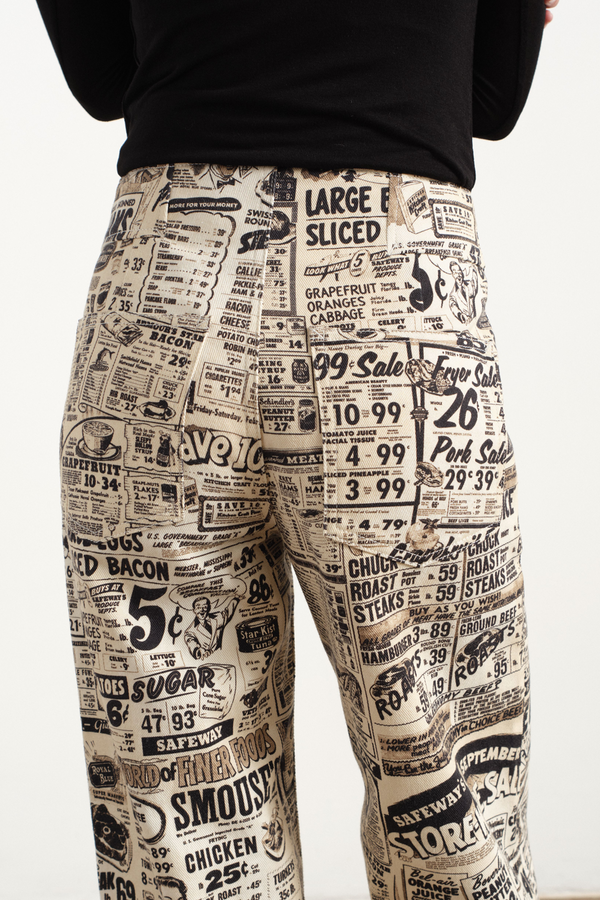 Coupon Wide Leg Jean
