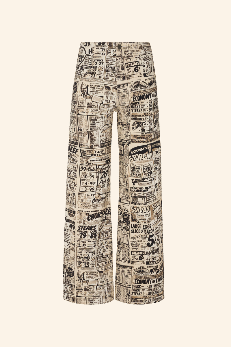 Coupon Wide Leg Jean