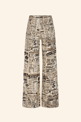 Coupon Wide Leg Jean
