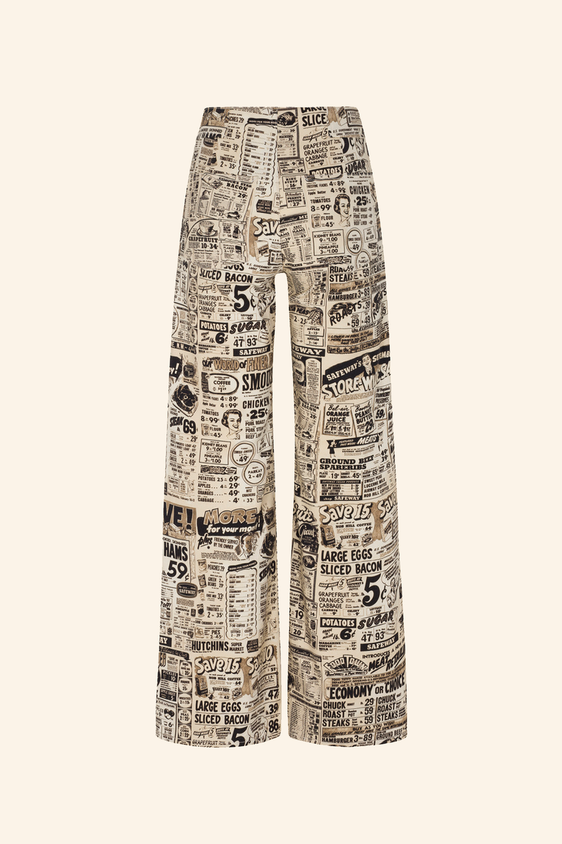 Coupon Wide Leg Jean
