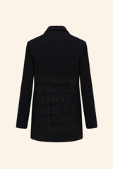 Embroidered Blazer