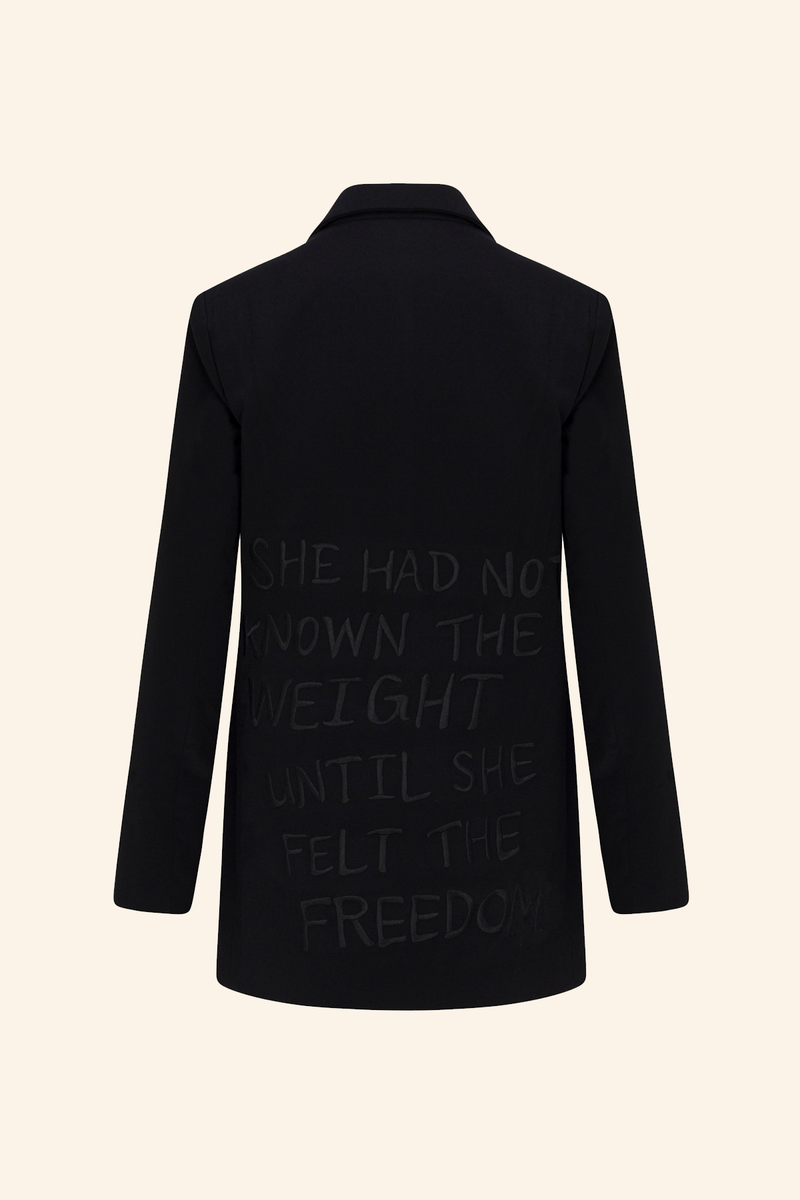 Embroidered Blazer