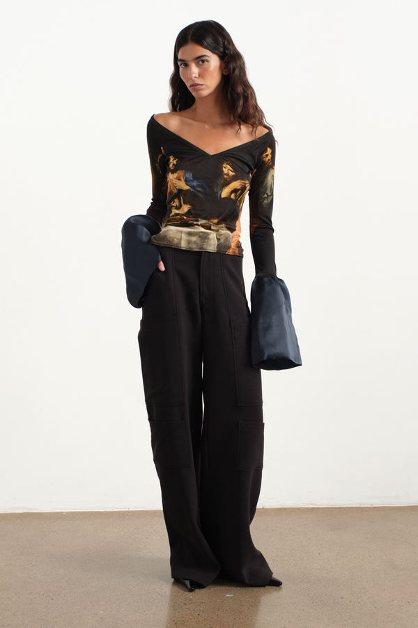 Last Supper Bell Sleeve Top