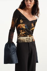 Last Supper Bell Sleeve Top
