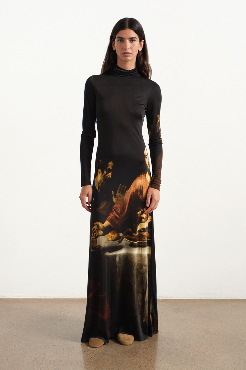 Last Supper Jersey Dress
