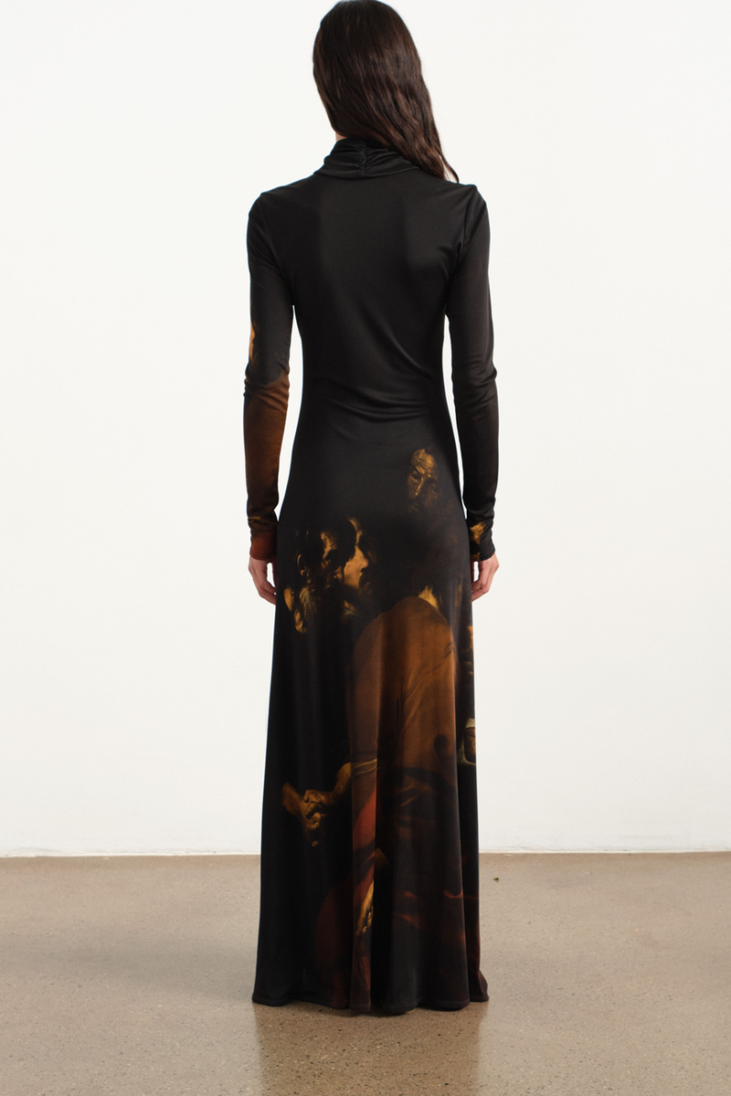 Last Supper Jersey Dress