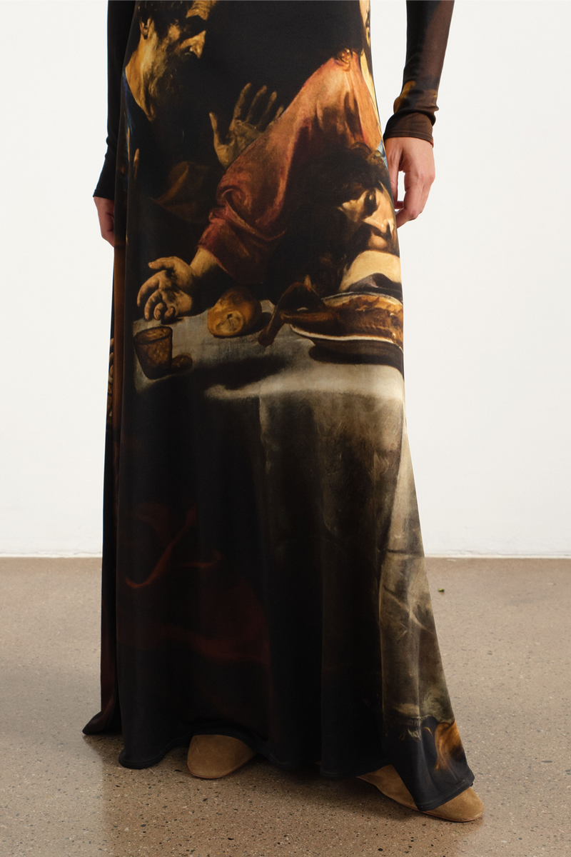 Last Supper Jersey Dress
