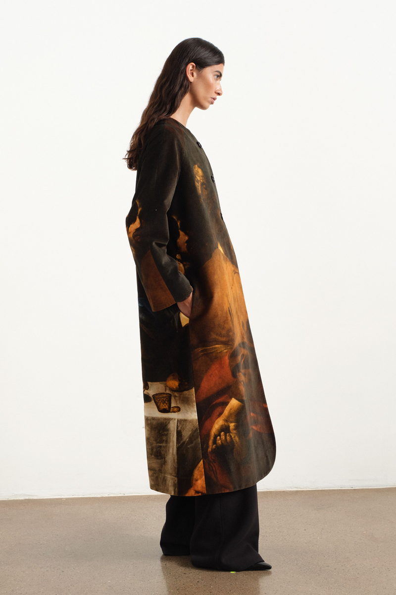 Last Supper Velvet Coat