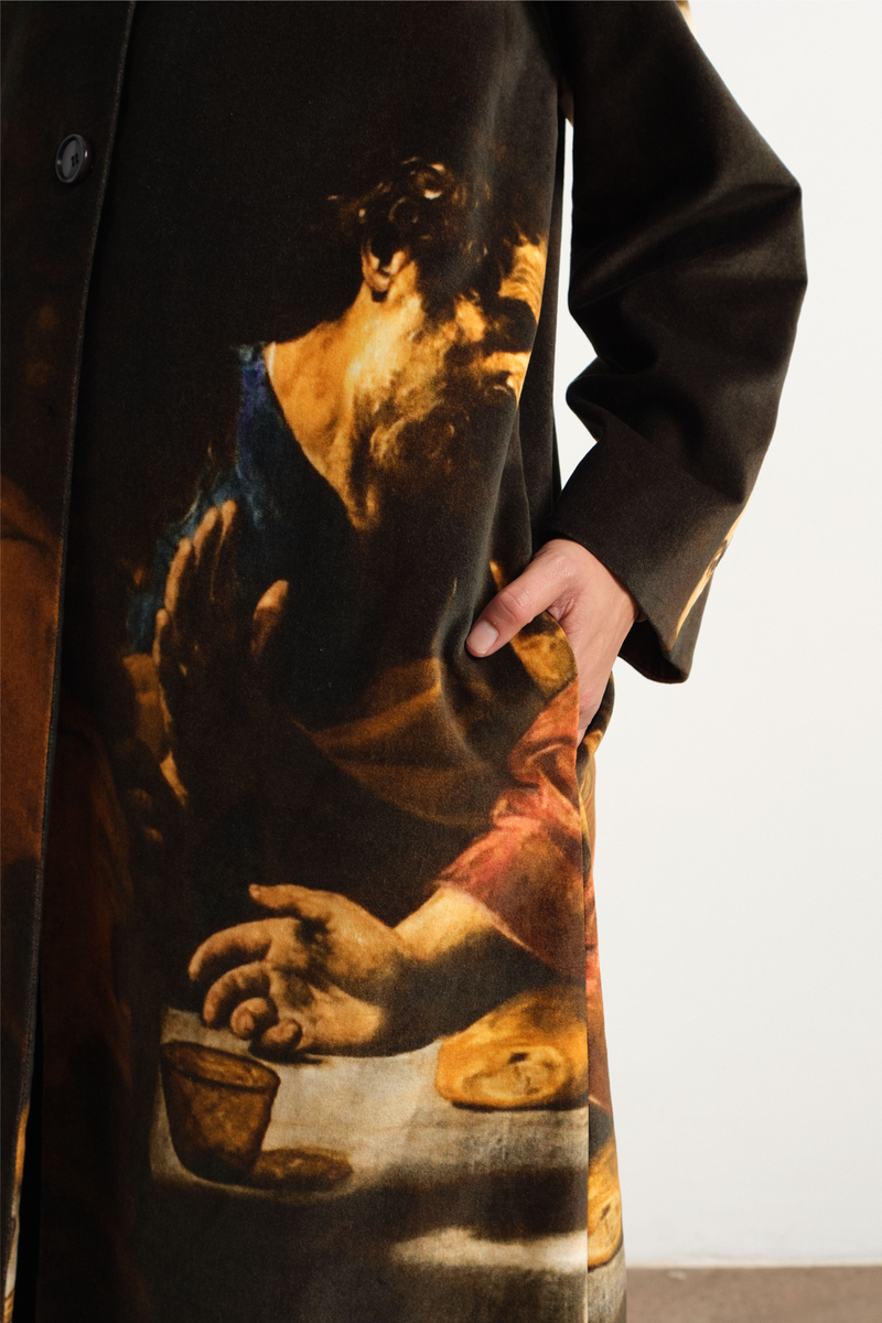 Last Supper Velvet Coat