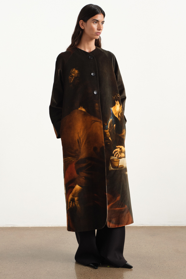 Last Supper Velvet Coat