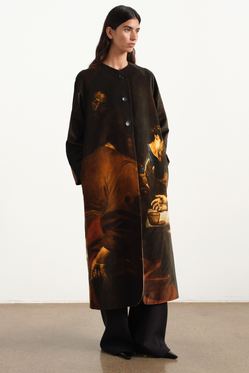 Last Supper Velvet Coat