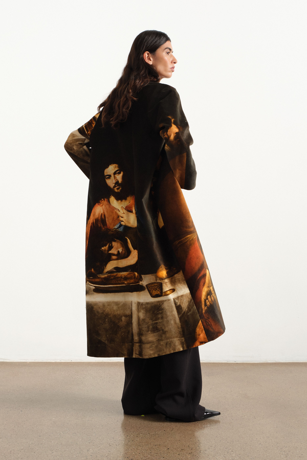 Last Supper Velvet Coat
