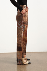 Marble Satin Trouser