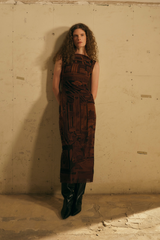 Marquetry Midi Dress