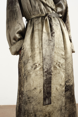 Renaissance Satin Puffer Coat