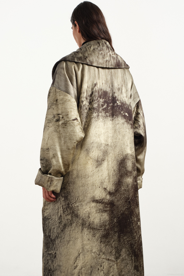 Renaissance Satin Puffer Coat