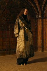 Renaissance Satin Puffer Coat