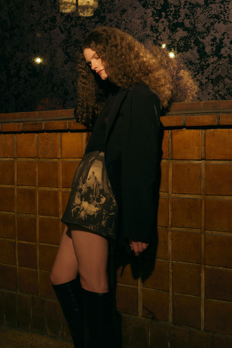 Roman Mini Skirt