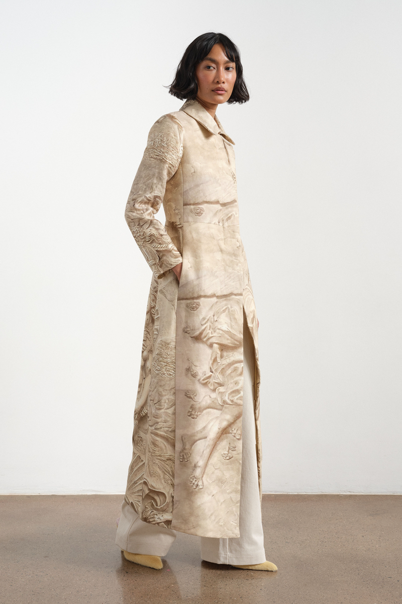Theodora Linen Coat