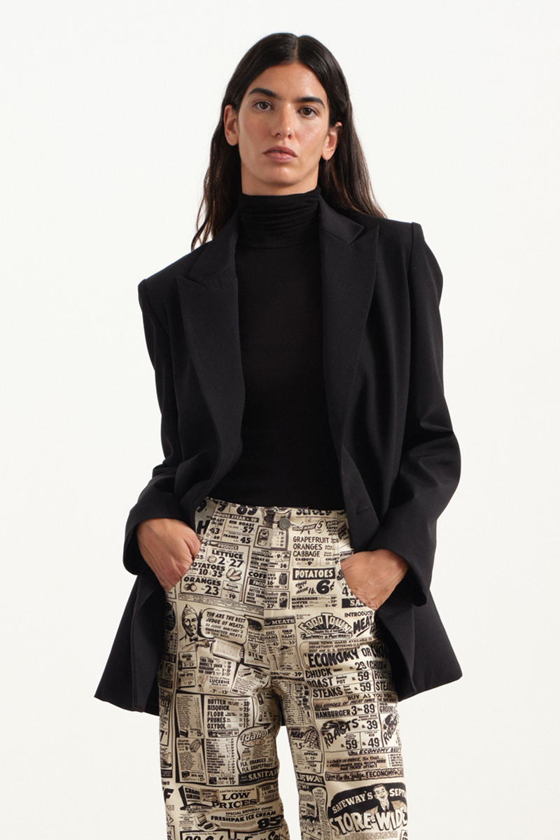 Embroidered Blazer