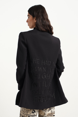 Embroidered Blazer