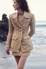Delphine Linen Mini Skirt