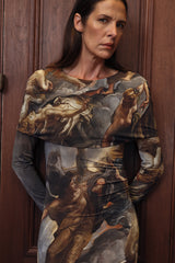 Cosmos Cape Dress