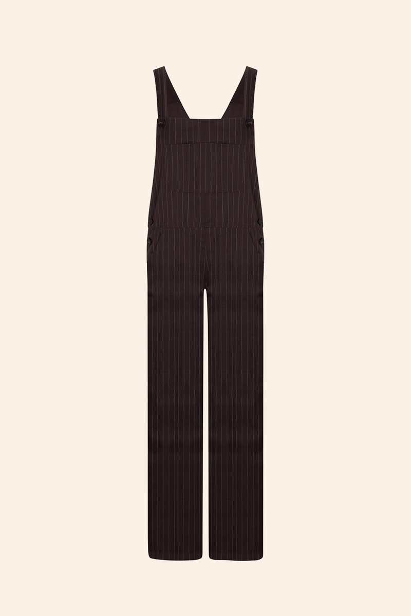 The Pinstripe Suit Overall