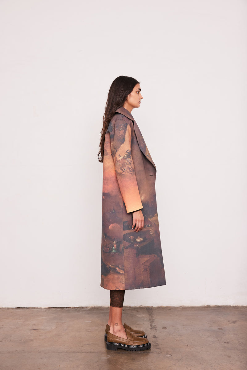 Apocalypse Printed Coat