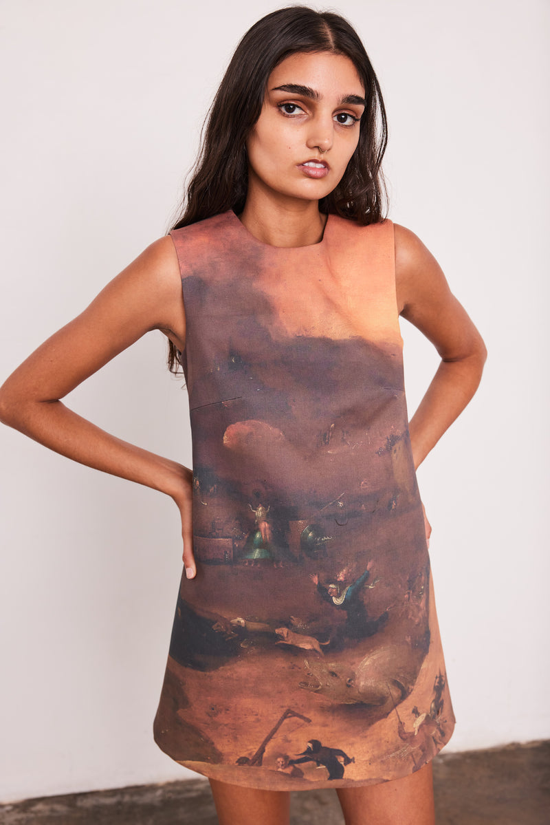 Apocalypse Printed Dress